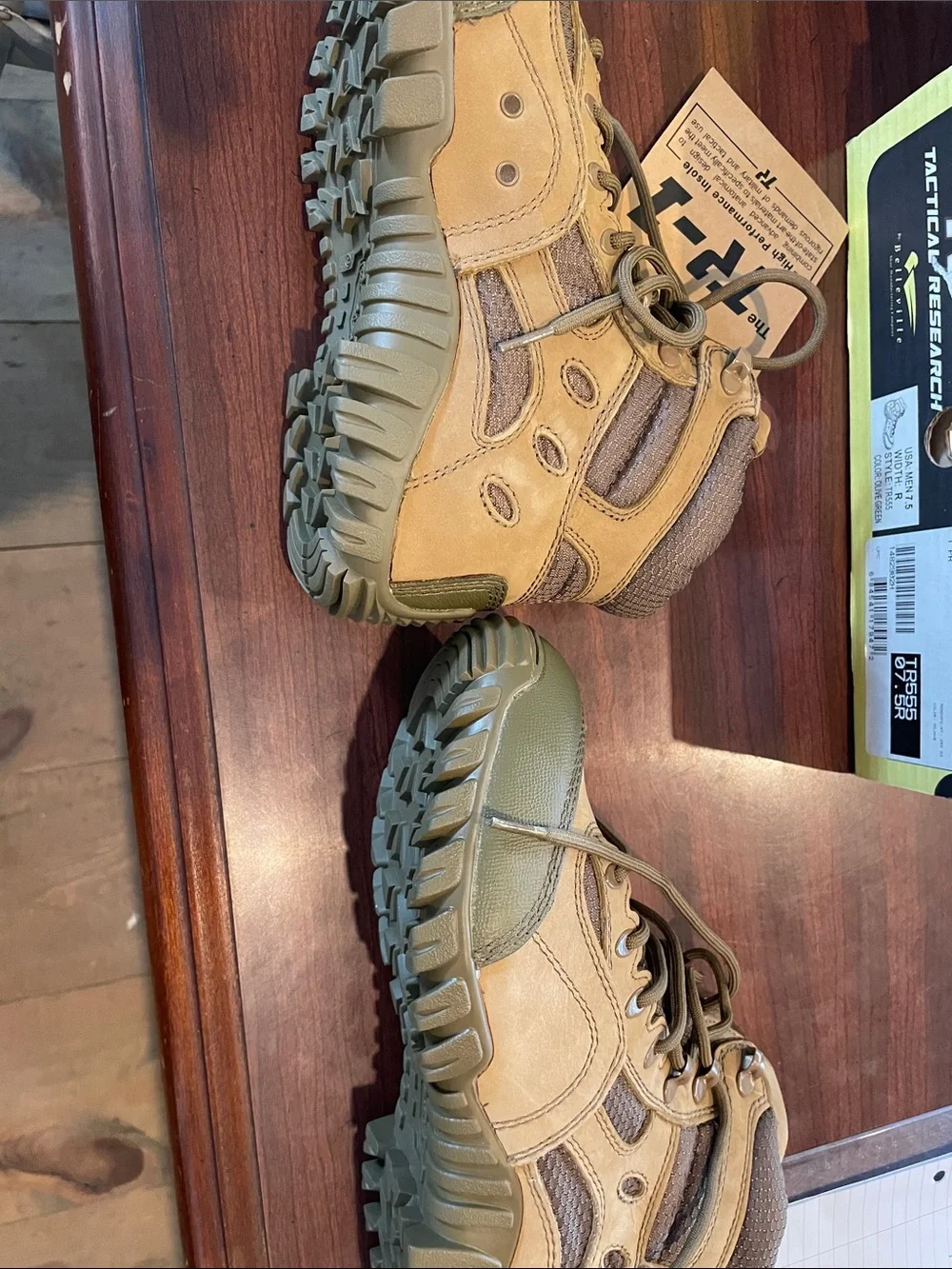 Tactical Research Men’s Olive Green/Tan Field Boots